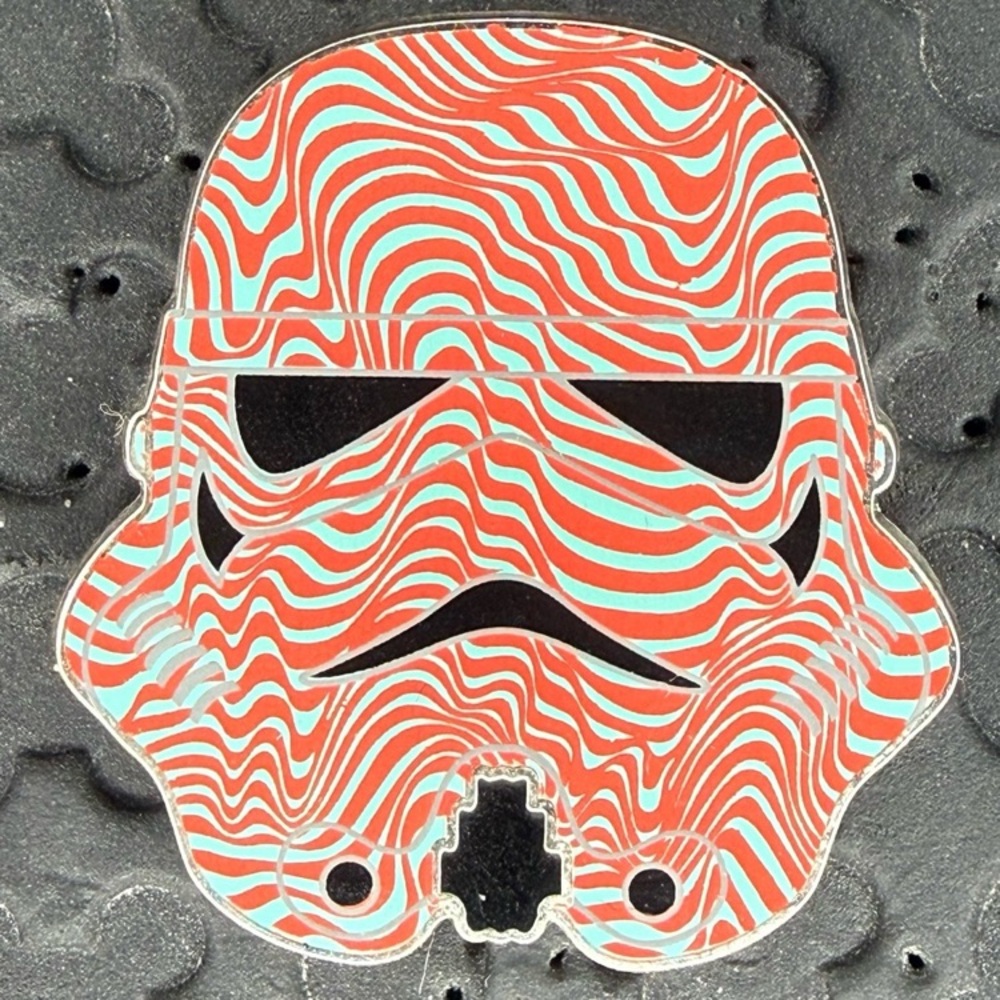 Disney parks Star Wars stormtrooper helmets mystery set wavy lines trading pin